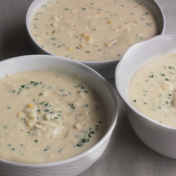 Corn and Crab Bisque